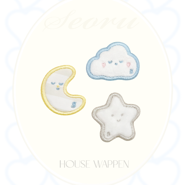 ※予約販売【seoru】seoru house wappen (Good night 3個set)