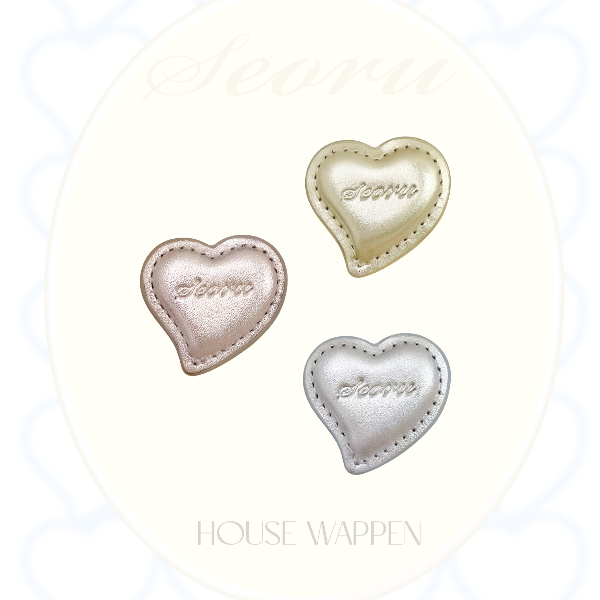 ※予約販売【seoru】seoru house wappen (Heart shape)