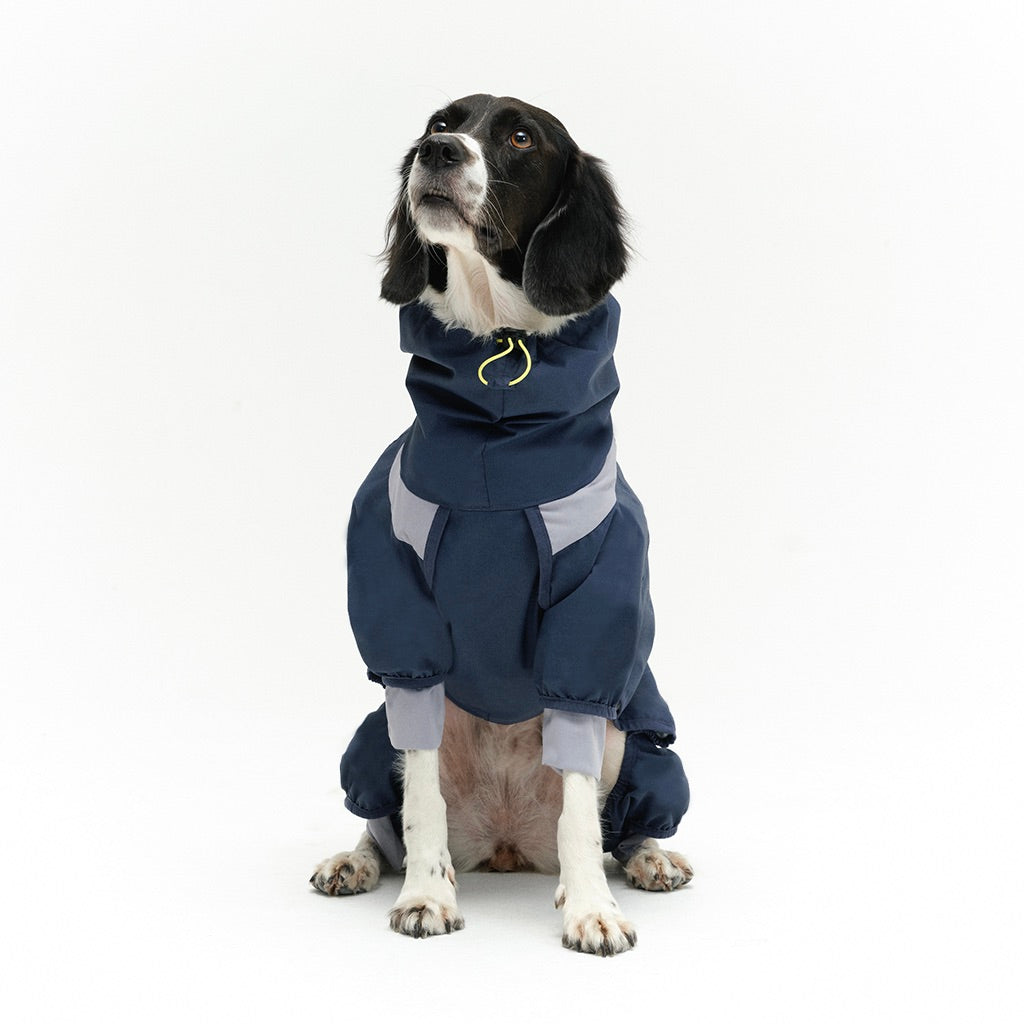 ※予約販売【munikund】LAUTER RAIN OVERALL（NAVY）