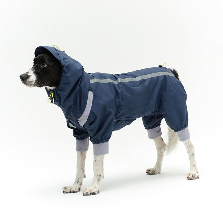 ※予約販売【munikund】LAUTER RAIN OVERALL（NAVY）