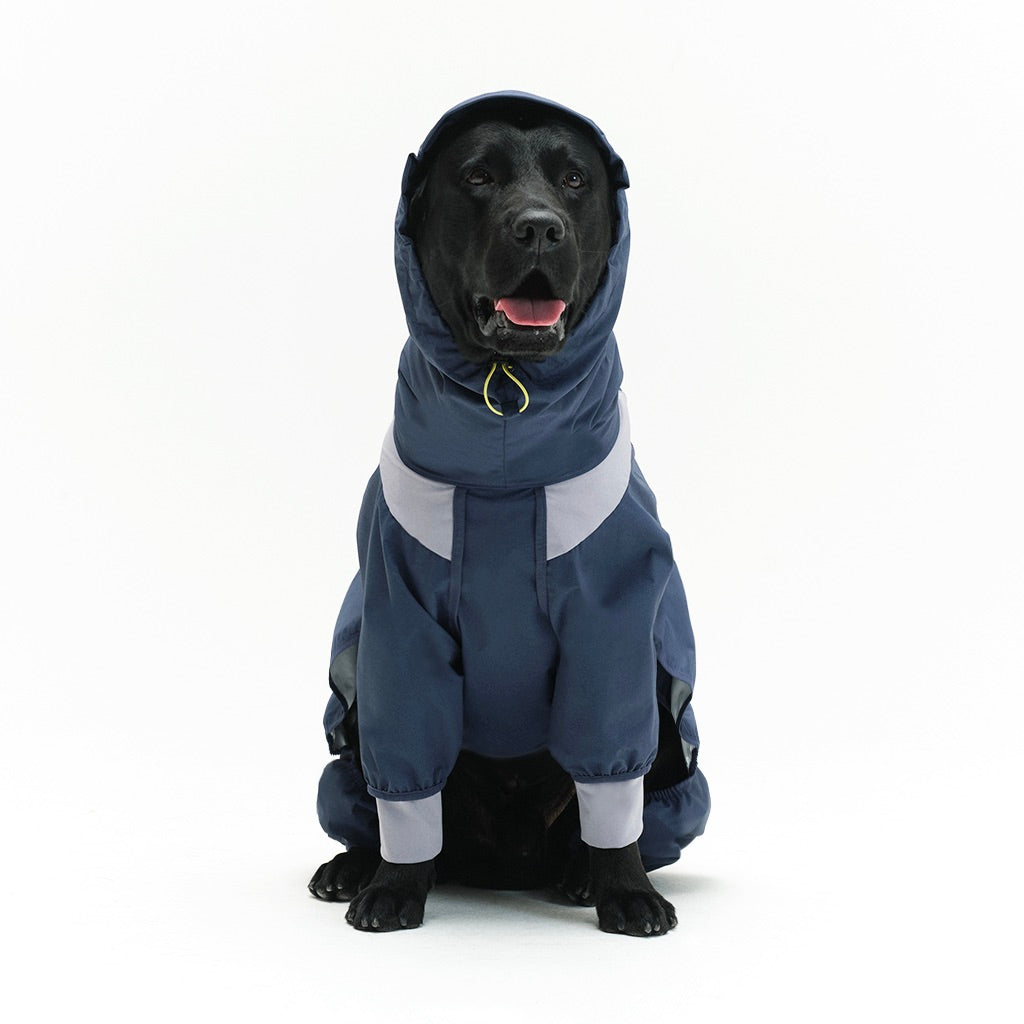 ※予約販売【munikund】LAUTER RAIN OVERALL（NAVY）