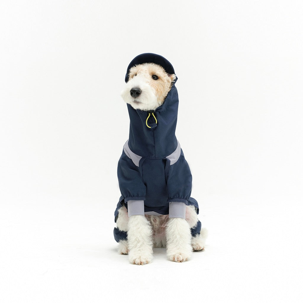 ※予約販売【munikund】LAUTER RAIN OVERALL（NAVY）