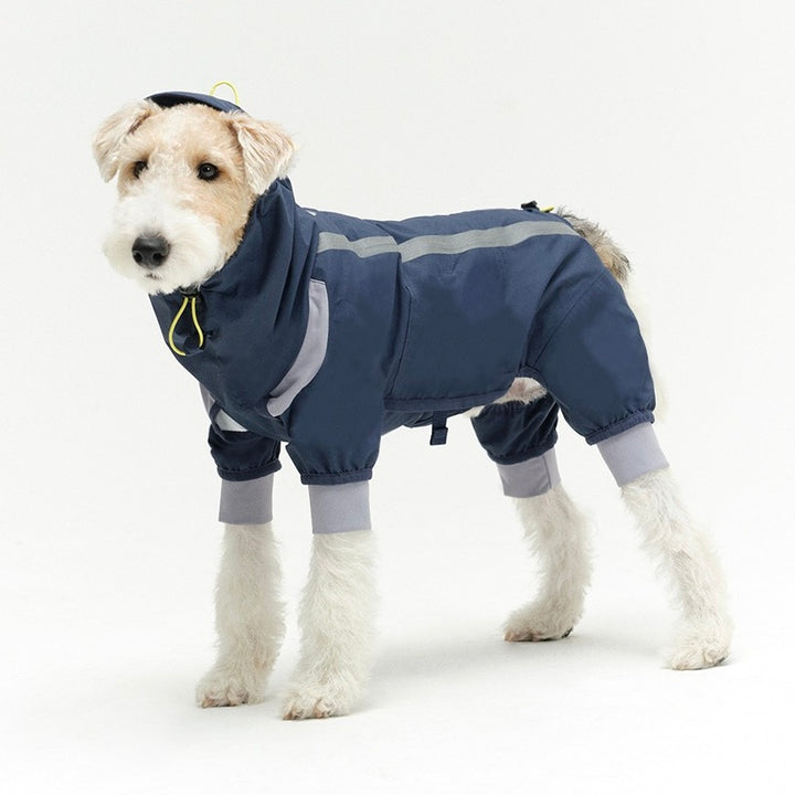 ※予約販売【munikund】LAUTER RAIN OVERALL（NAVY）