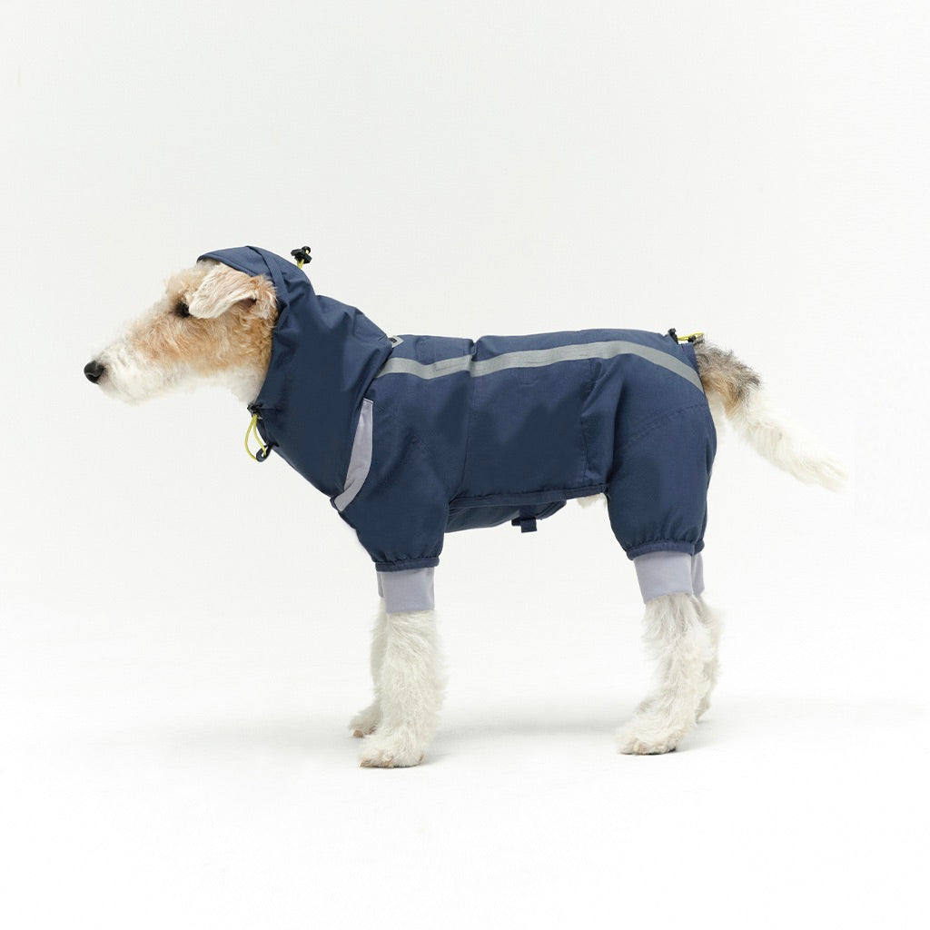 ※予約販売【munikund】LAUTER RAIN OVERALL（NAVY）