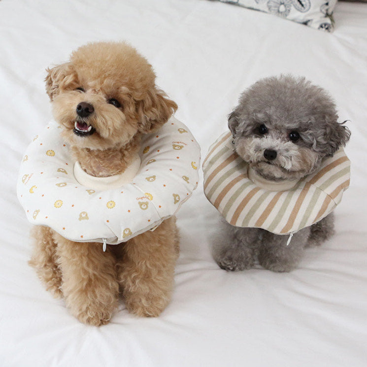 ※予約販売【ITS DOG】Organic Home Care Ring Neck Collar (Olive)