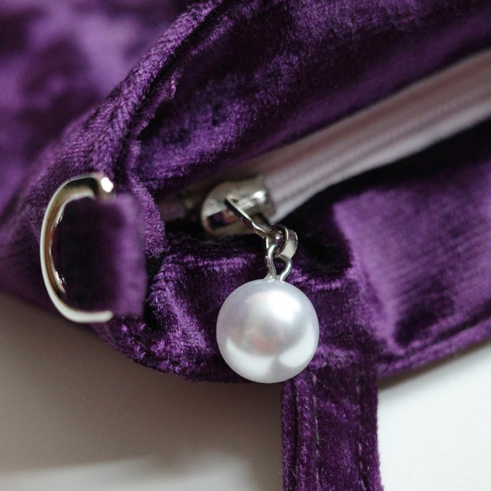 ※予約販売【noonoosoom】Rose velvet mini bag