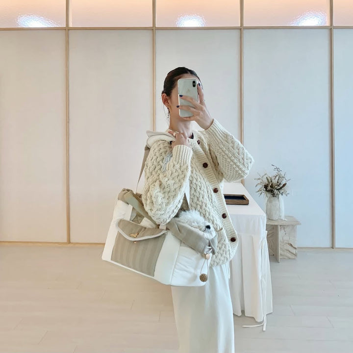 ※予約販売【seoru】Letter Bag (Mocha Beige)