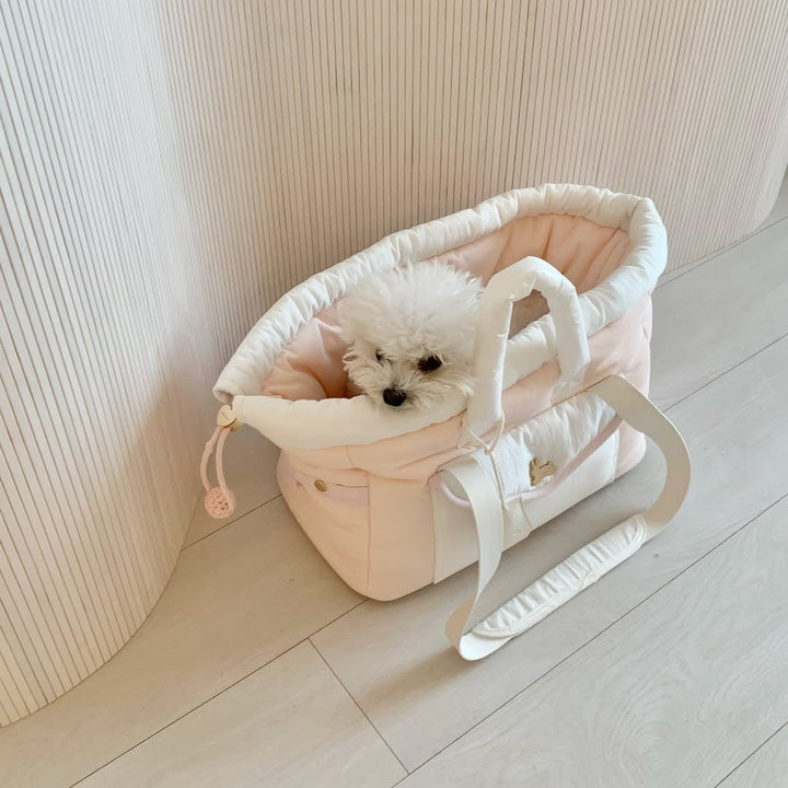 ※予約販売【seoru】Letter Bag (Dot Pink)