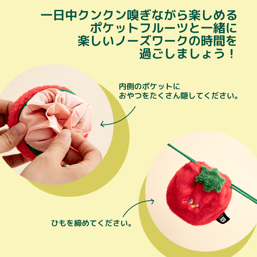 ※予約販売【BITE ME】Pocket Fruits Nosework Toy