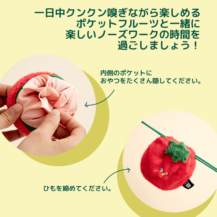 ※予約販売【BITE ME】Pocket Fruits Nosework Toy