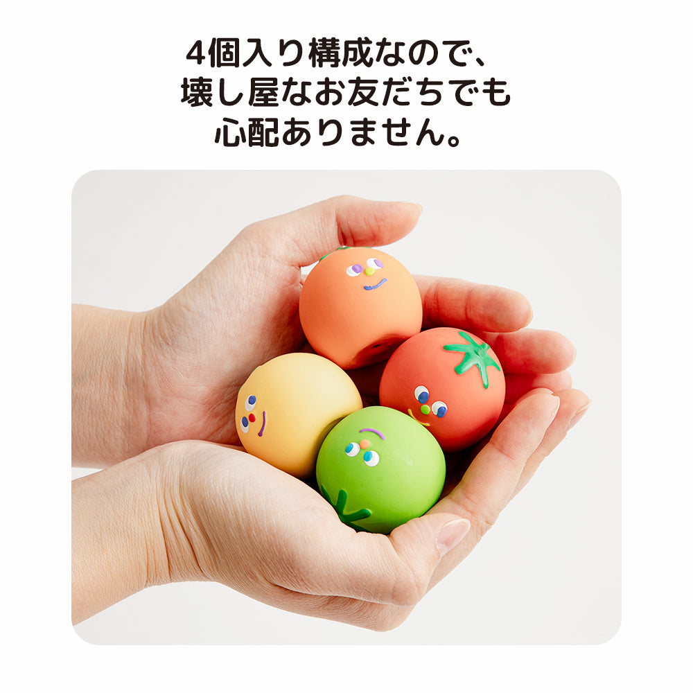 即納【BITE ME】Rainbow Cherry Tomato Latex Toy（4pcs）