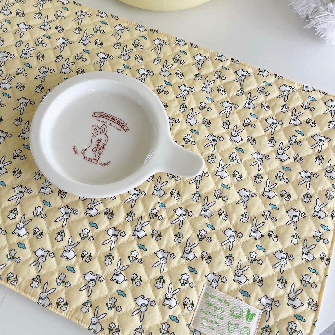 即納【OOPS! MY DOG】Bunny Dining Mat