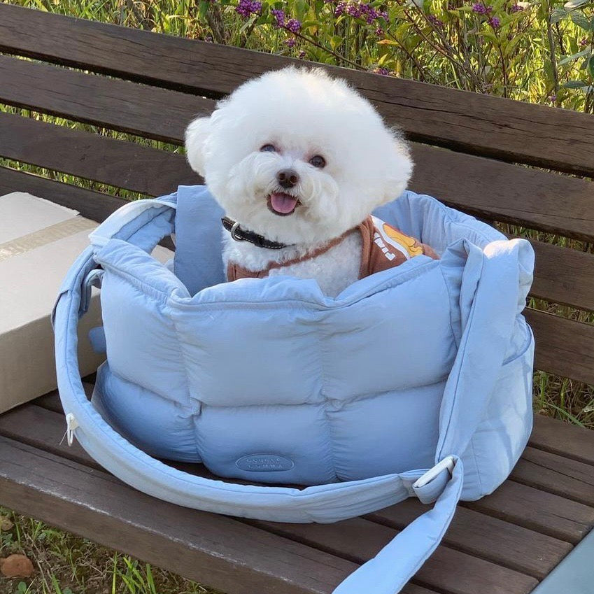 DOUBLE COMMA cloud bagスカイブルー 海外犬服 高品質なインポートのドッグウェア通販 