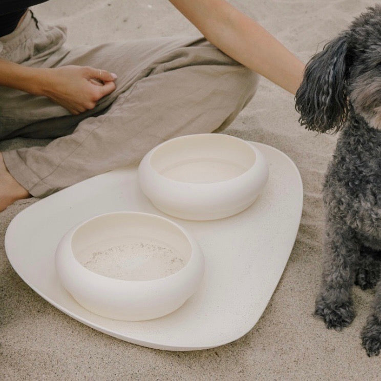 即納【max bone】Bubble Bowls & Mat Set