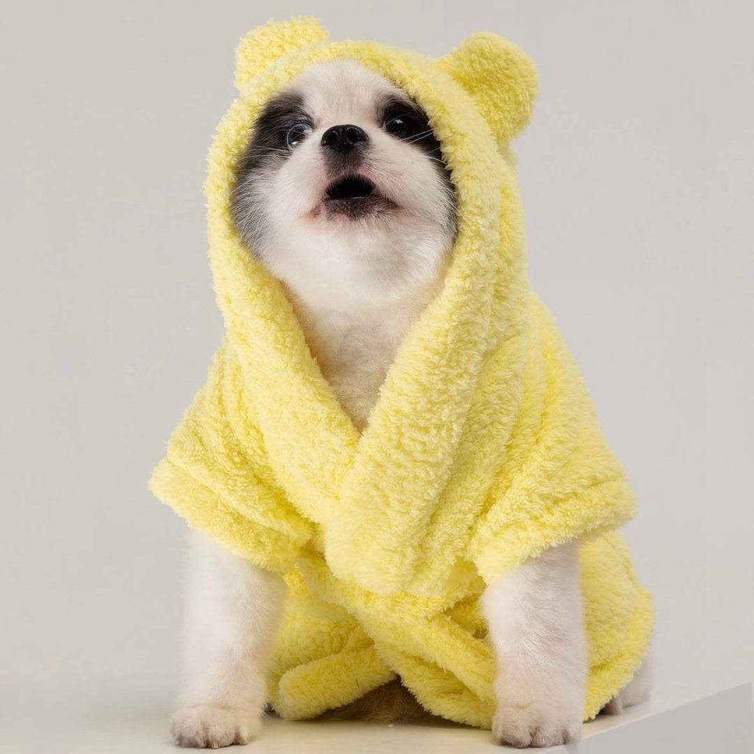 即納【MOSHIQA】Baby Chick Dog Bathrobe