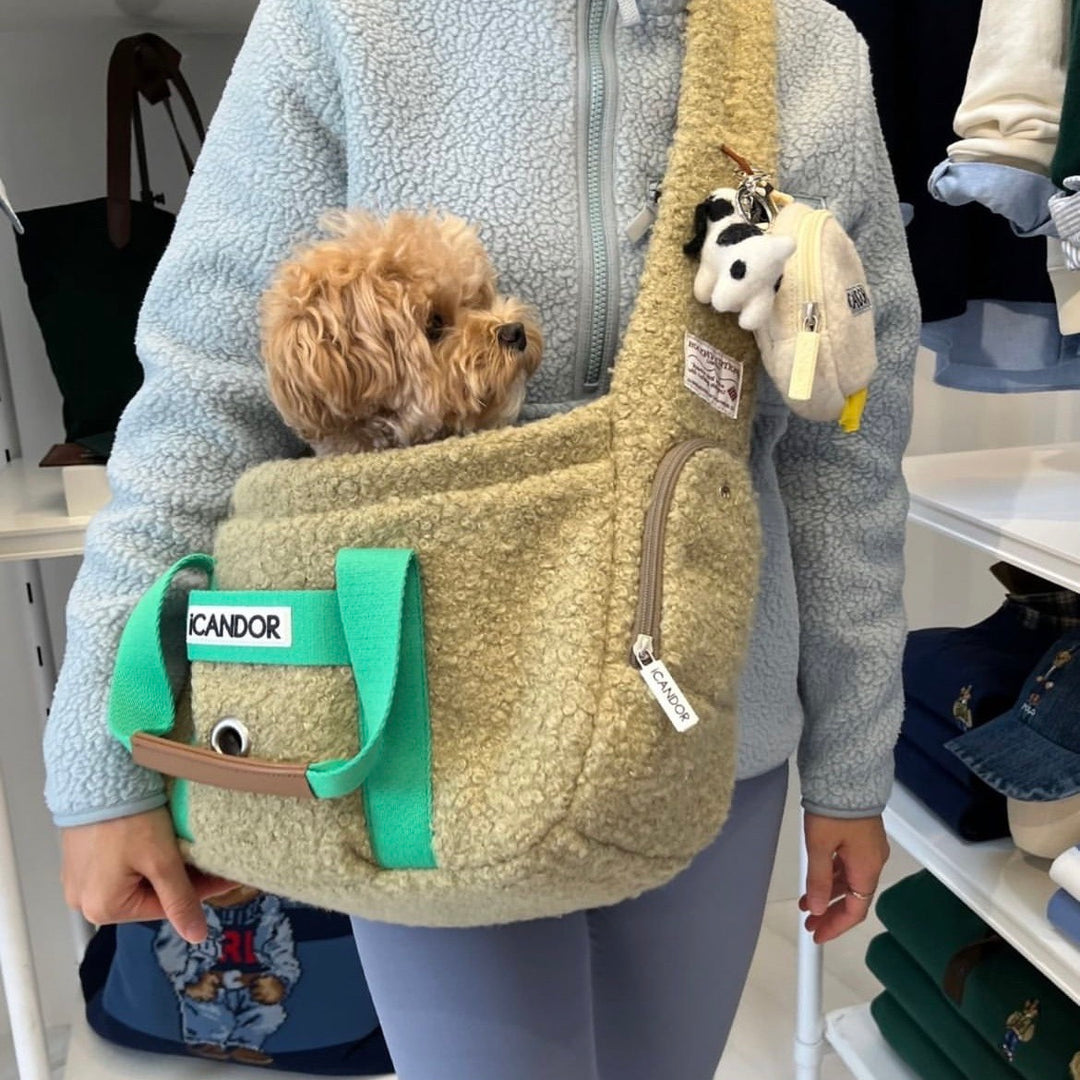 即納【iCANDOR】PEEK-A-BOO BAG（RUSTIC OLIVE）