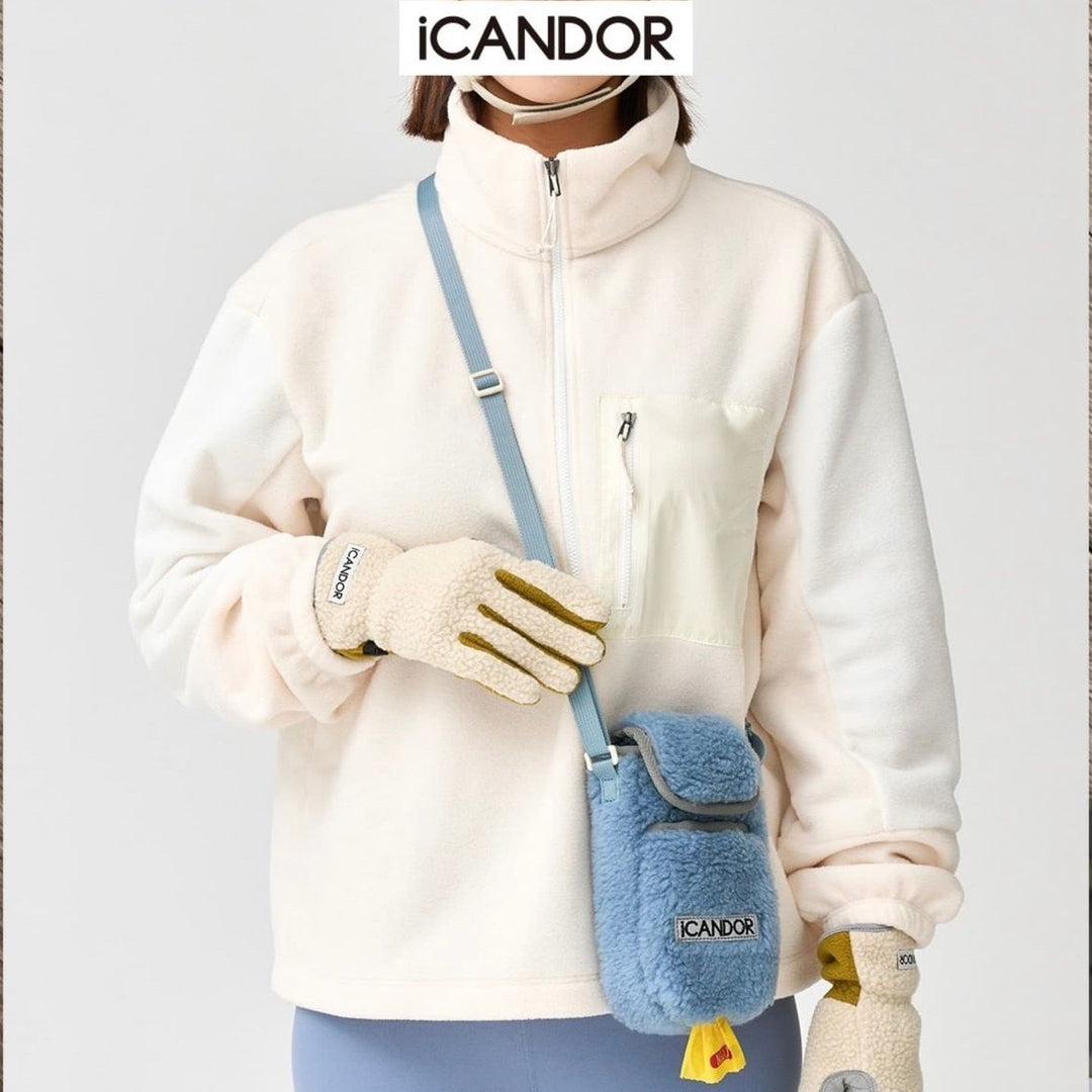 即納【iCANDOR】CASHEW NUT BAG（BLUE BELL）