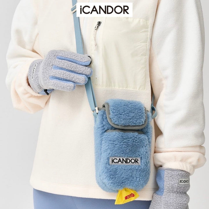 即納【iCANDOR】ADVENTURE GLOVE GRIP MASTER（POWDER BLUE）