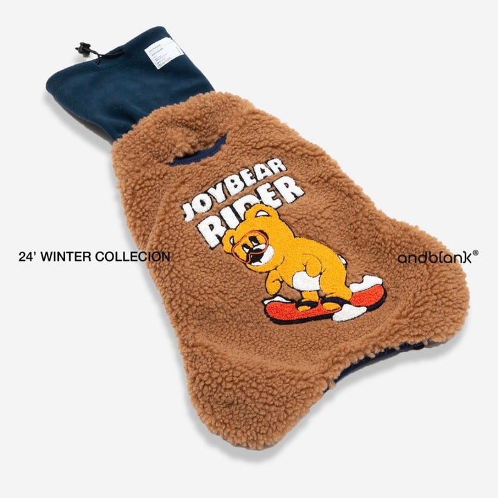 ※予約販売【andblank】Joy Bear Rider Fleece Heat Padding