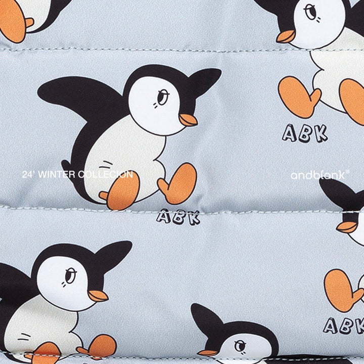 ※予約販売【andblank】ABK Snow Penguin Reversible Padding