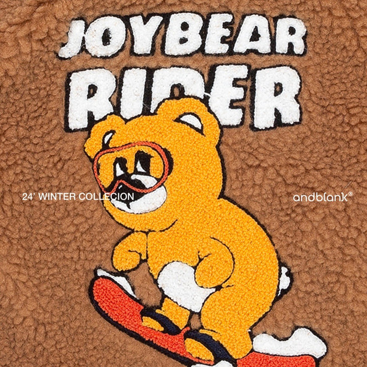 ※予約販売【andblank】Joy Bear Rider Fleece Heat Padding