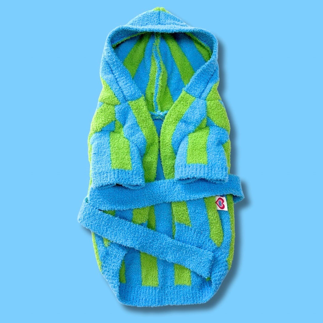 ※予約販売【TOOF】LOLLIPOP PUPPY ROBE（GREEN/BLUE）