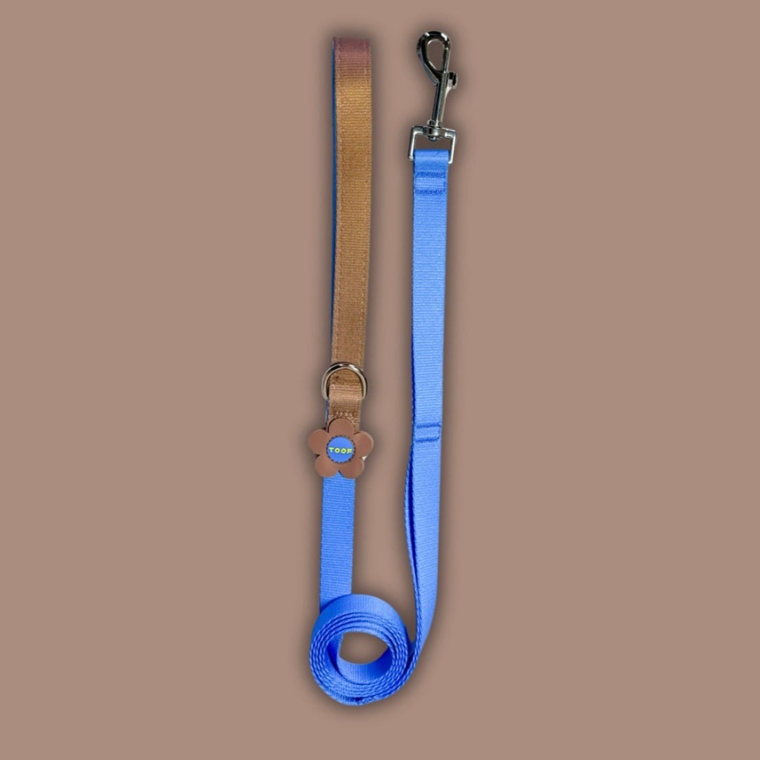 ※予約販売【TOOF】Flower Logo Leash（Blue/Brown）