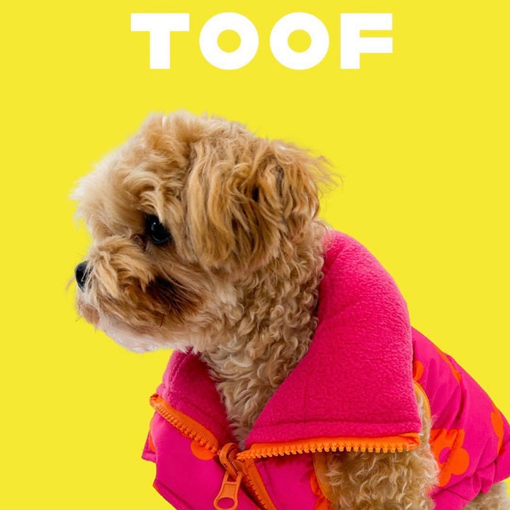 ※予約販売【TOOF】DAISY REVERSIBLE PUFFER（PINK）