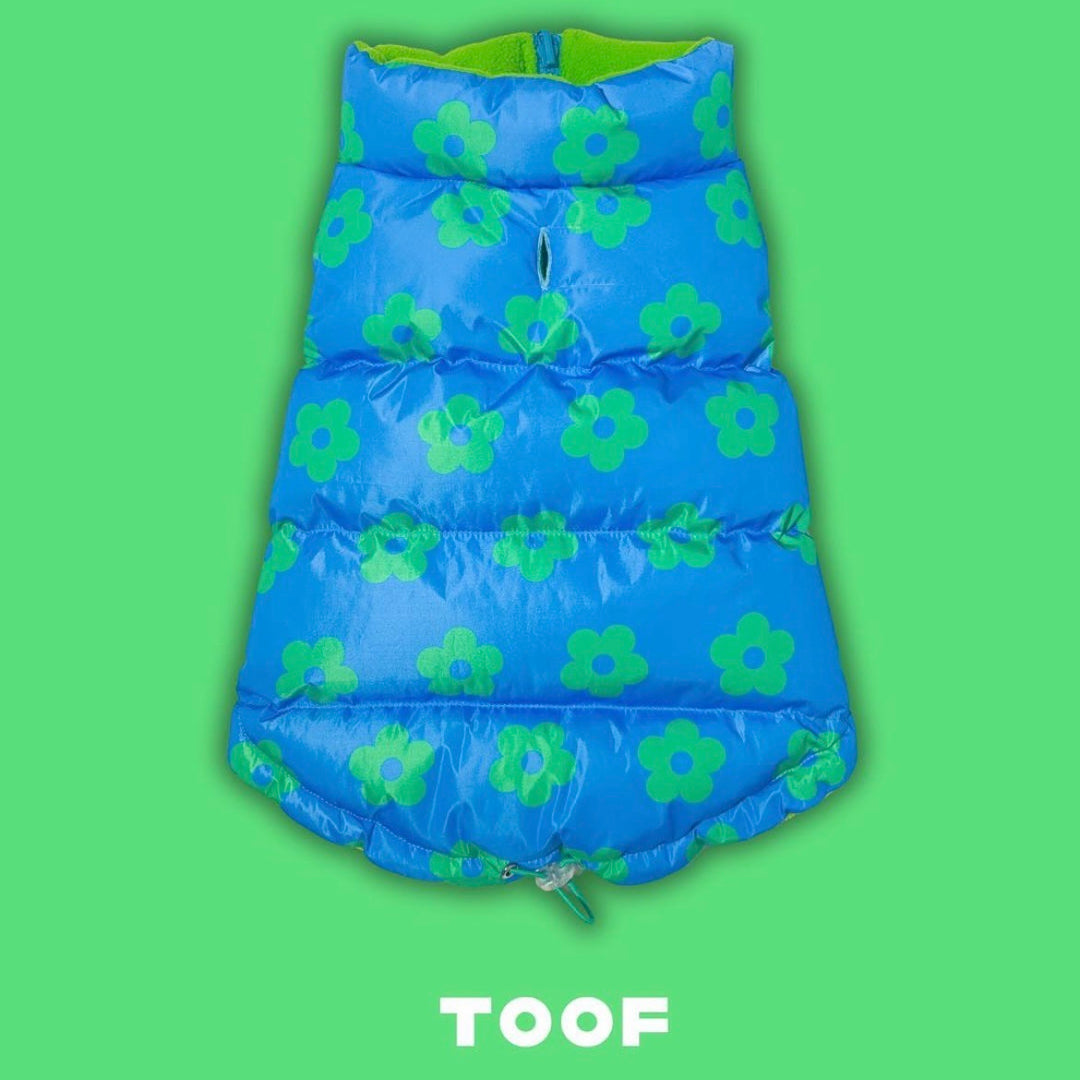 ※予約販売【TOOF】DAISY REVERSIBLE PUFFER（BLUE）