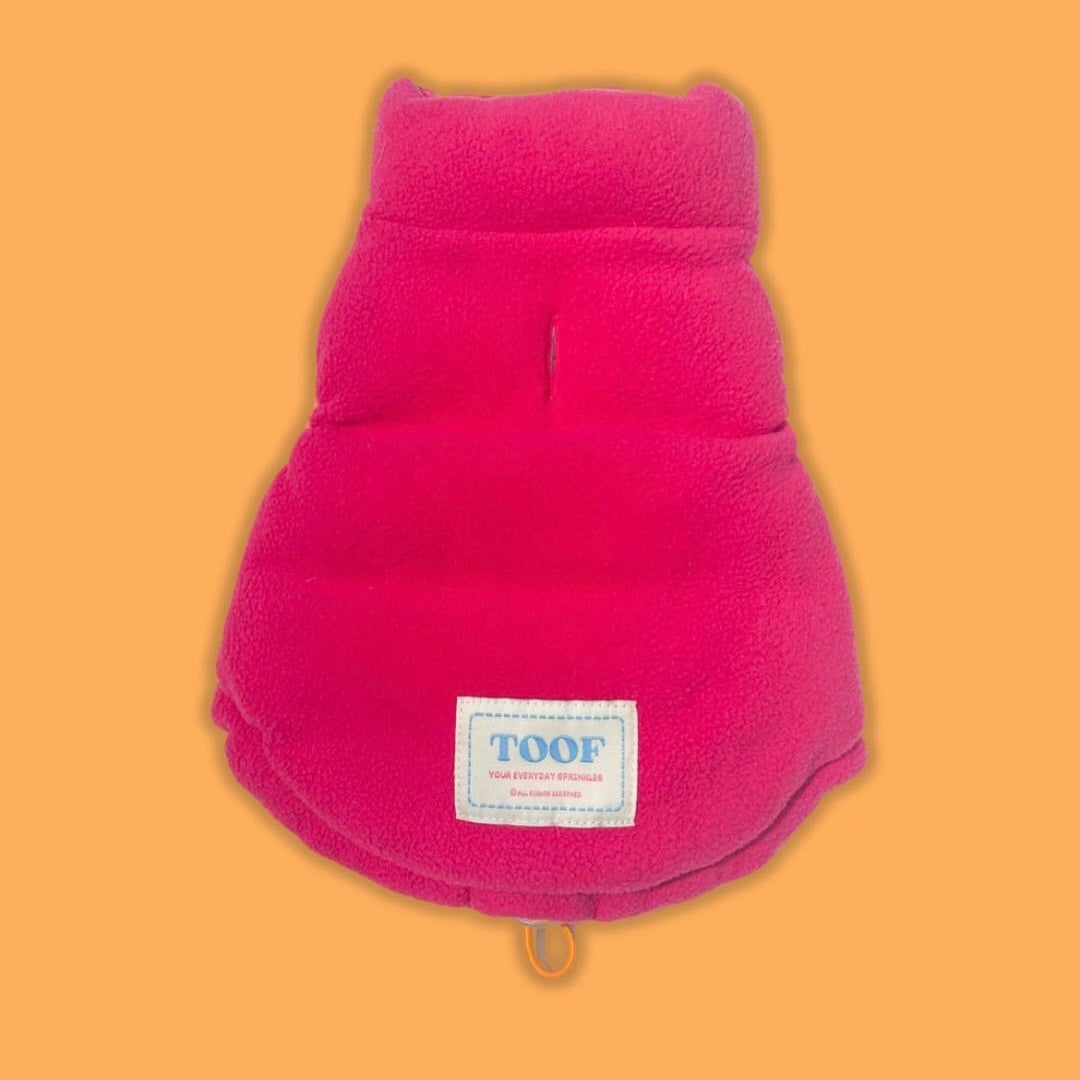 ※予約販売【TOOF】DAISY REVERSIBLE PUFFER（PINK）