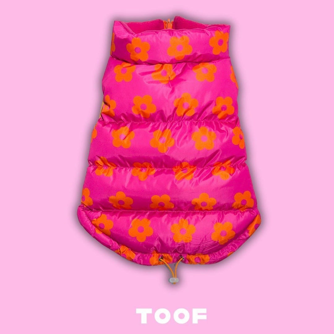 ※予約販売【TOOF】DAISY REVERSIBLE PUFFER（PINK）