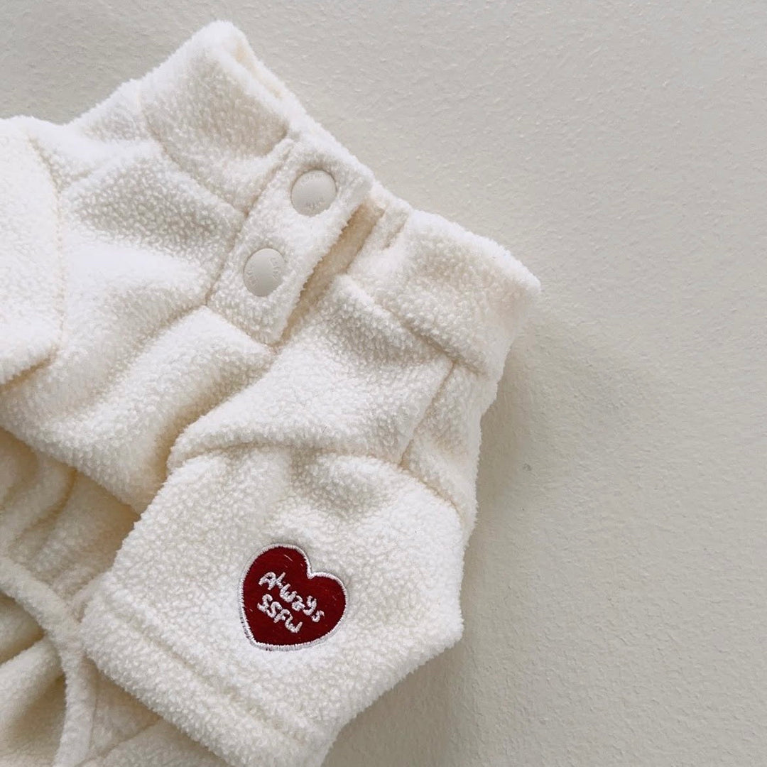 ※予約販売【ssfw】Heartwarm Fleece All-in-One（Cream）