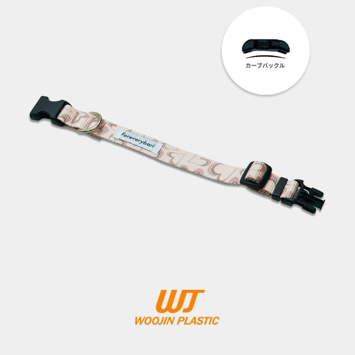 即納【foreverybari】Marble Heart Pet Collar（Strawberry）