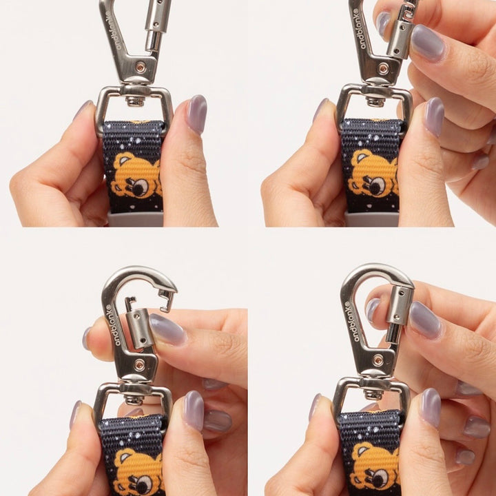 即納【andblank】ICONIC Jelly Phant Hands Free Leash（Pink）