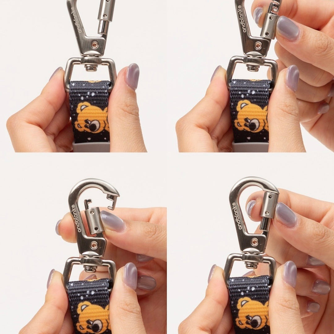 即納【andblank】ICONIC Joy Bear Hands Free Leash（Mint）