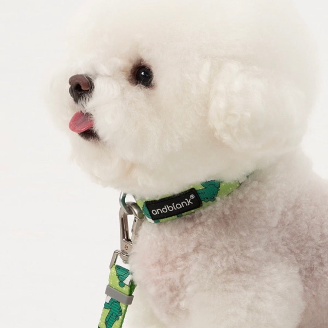 ※予約販売【andblank】ICONIC Lazy Crocodile Collar（Green）