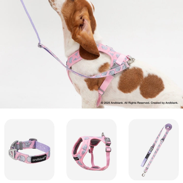 ※予約販売【andblank】ICONIC Jelly Phant Collar（Pink）