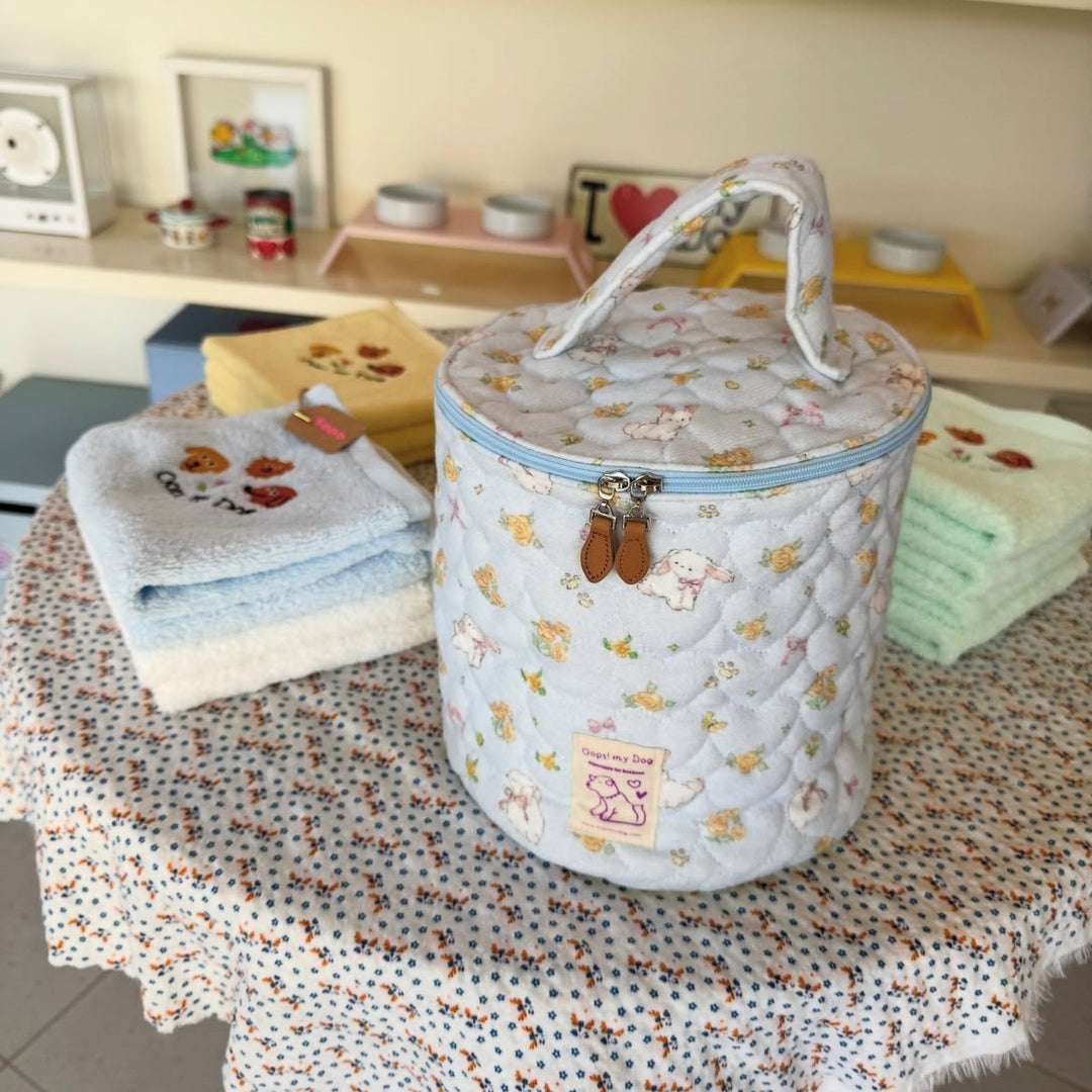 即納【OOPS! MY DOG】Bunny Cylinder Bag（Blue）