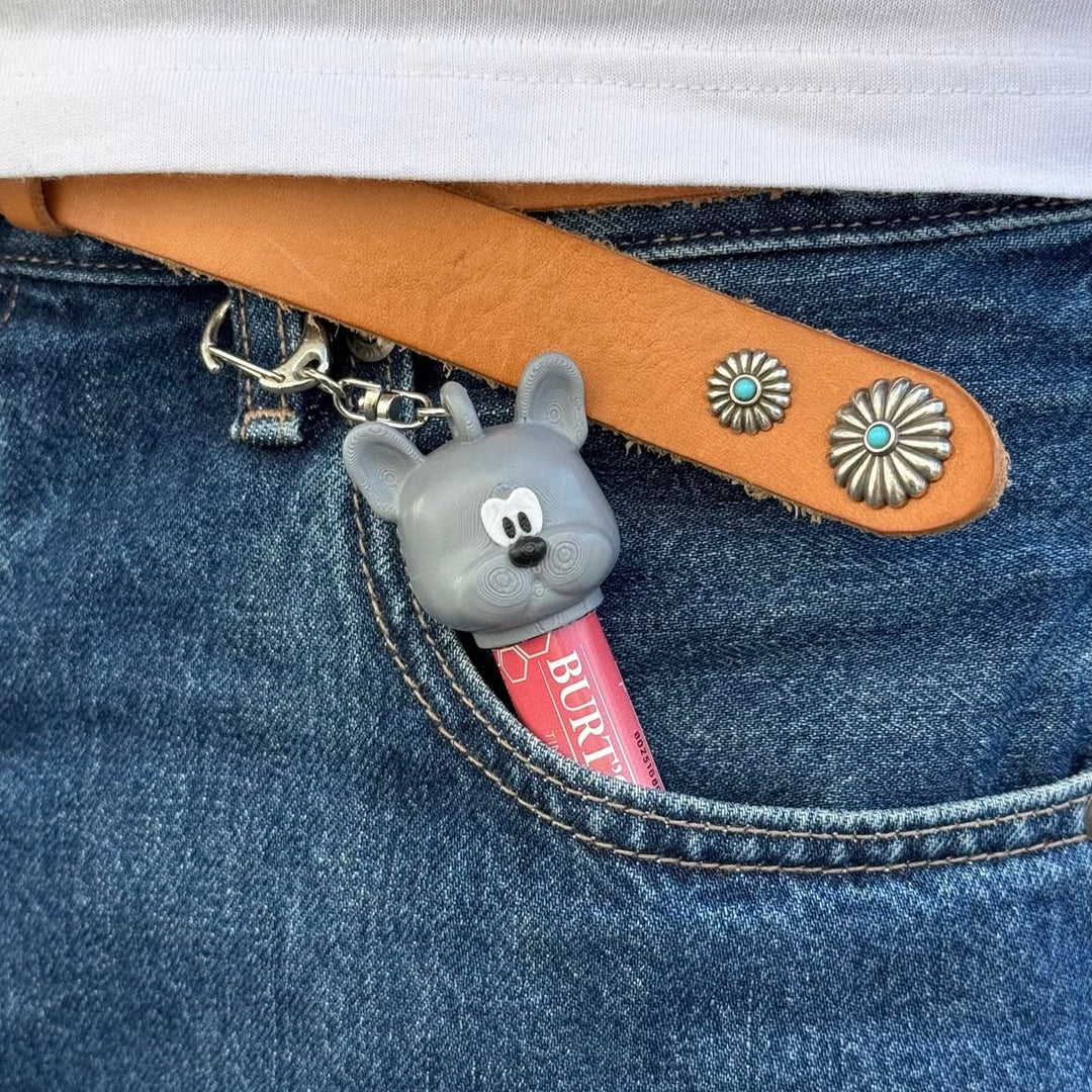 ※予約販売【CRR】Character Lip Cover（French Bulldog Silver）