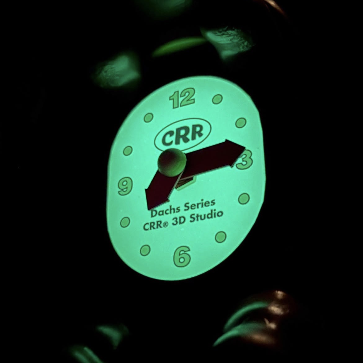※予約販売【CRR】Shaketail Duchs Mini Wall Clock（Dachs Brown）