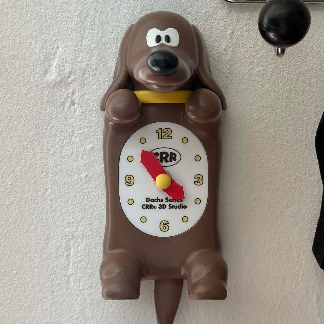 ※予約販売【CRR】Shaketail Duchs Mini Wall Clock（Dachs Brown）