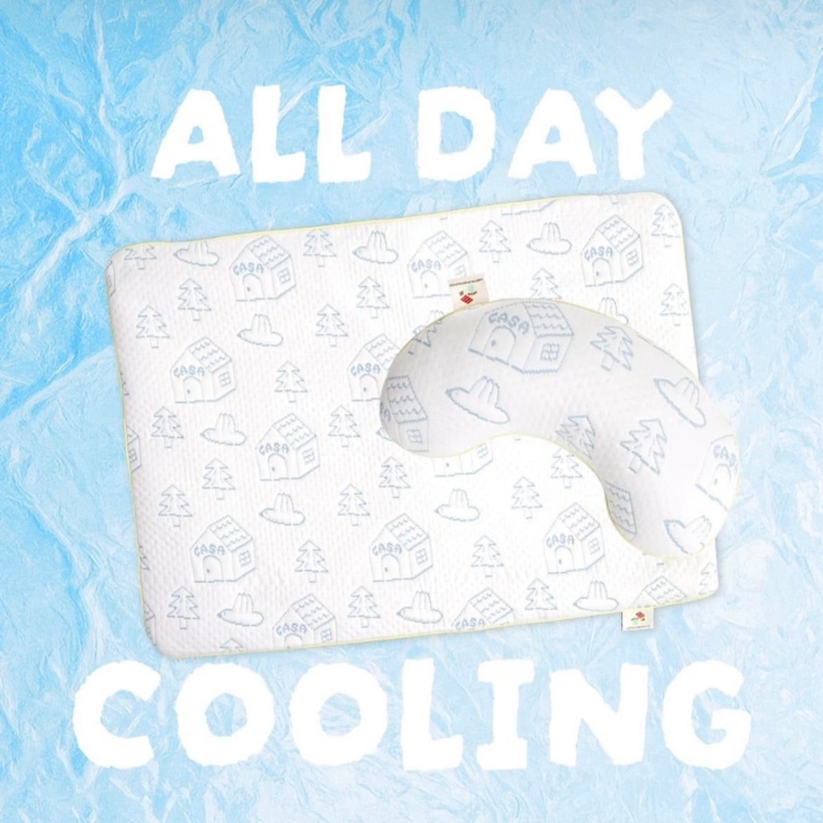 即納【BITE ME】All Day Cooling Mat + Pillow set（3 types）