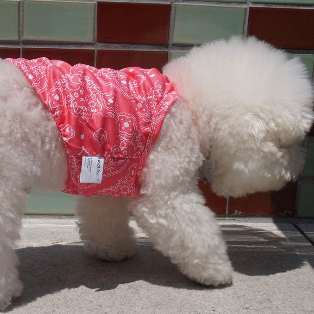 ※予約販売【andblank】Joy Bear Bandana Bug Guard Cooling Sleeveless（Pink）