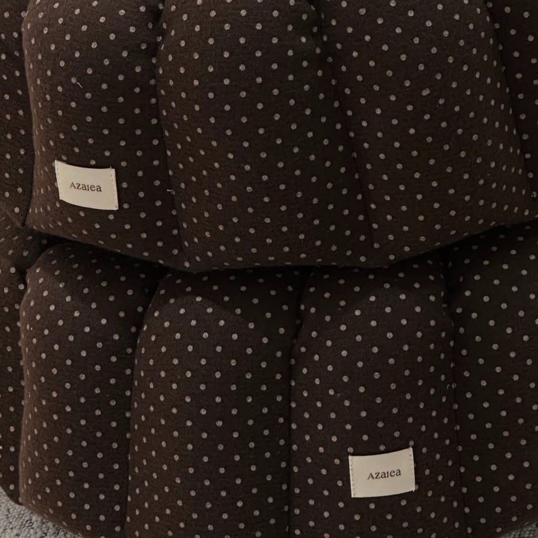 ※予約販売【azalea】Canele Cushion（Salty Choco）