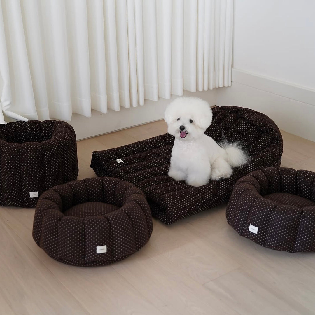 ※予約販売【azalea】Canele Cushion（Salty Choco）