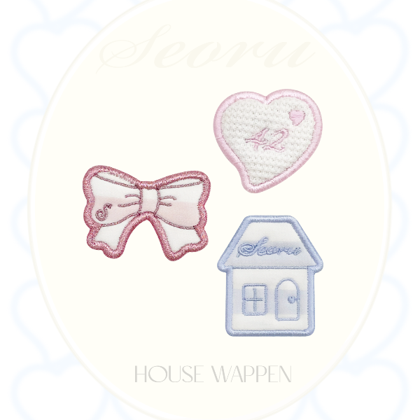 ※予約販売【seoru】seoru house wappen (Sweet home 3個set)