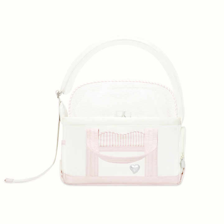 ※予約販売【seoru】Heart Veru Bag（Pink）｜犬用バッグ