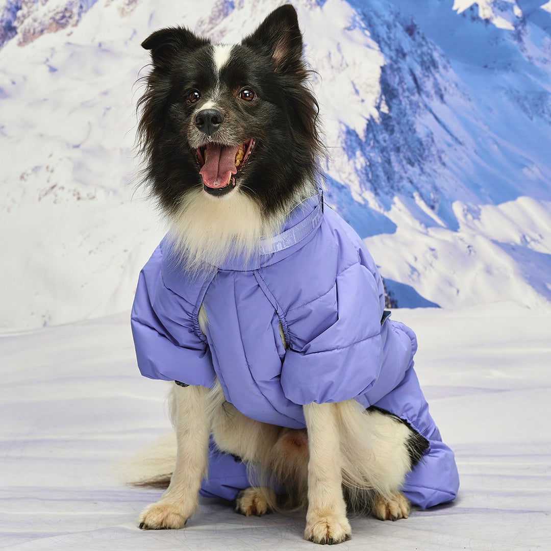 ※予約販売【munikund】Thermal Up Padding Air 2 Overall -（Berry Blue）