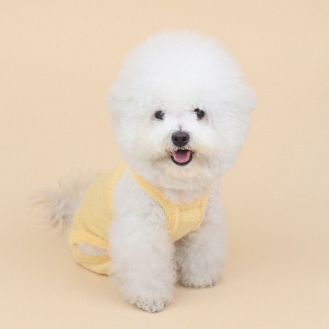 即納【CRR】Spring Candyfluff Strap Top All in one（Yellow）