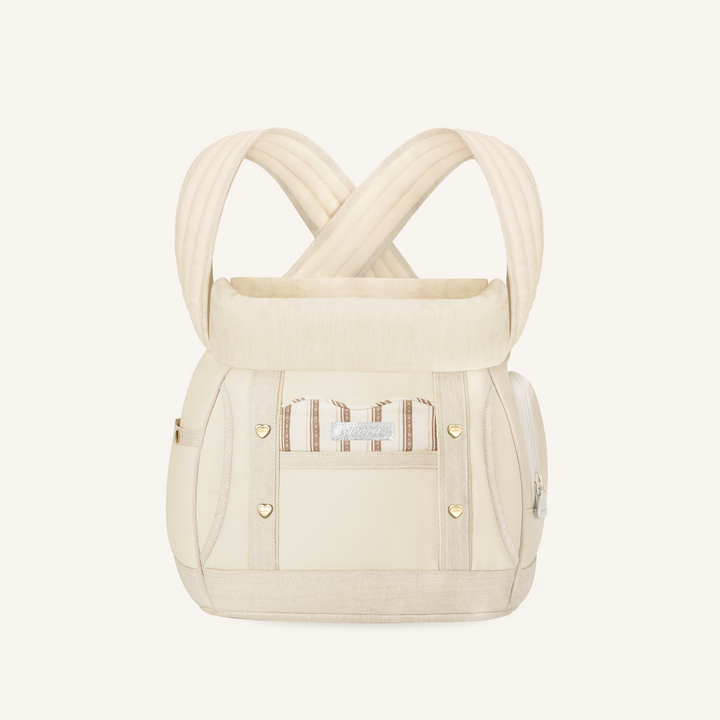 ※予約販売【seoru】Front Bag（Beige）｜犬用バッグ